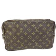 Pre-owned Canvas clutches Louis Vuitton Vintage , Brown , Dames