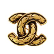 Pre-owned Fabric chanel-jewelry Chanel Vintage , Yellow , Dames