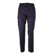 Blauwe Cargo Broek met Exclusieve Borduursels Aeronautica Militare , B...