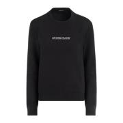 Geborduurde Crewneck Sweater Guess , Black , Dames