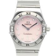 Pre-owned Glass watches Omega Vintage , Pink , Dames