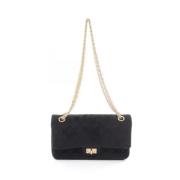 Pre-owned Suede chanel-bags Chanel Vintage , Black , Dames