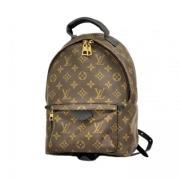 Pre-owned Canvas backpacks Louis Vuitton Vintage , Brown , Dames