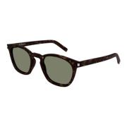 Klassieke Zwarte Leren Schoudertas Saint Laurent , Multicolor , Unisex