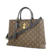 Pre-owned Canvas louis-vuitton-bags Louis Vuitton Vintage , Brown , Da...