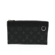 Pre-owned Canvas clutches Louis Vuitton Vintage , Black , Dames