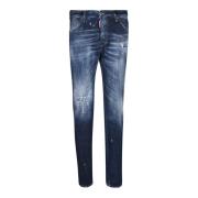 Stijlvolle Blauwe Jeans voor Heren Dsquared2 , Blue , Heren