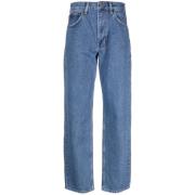 Lichtblauwe Denim Straight Leg Jeans Ksubi , Blue , Dames