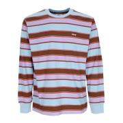 Gestreept lange mouwen shirt Hemelsblauw Obey , Multicolor , Heren