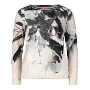 Grafische Print Jersey Blouse Betty Barclay , Multicolor , Dames