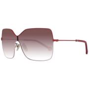 Rode Dames Zonnebril Mono Lens Carolina Herrera , Red , Dames