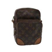 Pre-owned Canvas louis-vuitton-bags Louis Vuitton Vintage , Brown , Da...