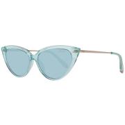 Turquoise Cat Eye Zonnebril Emilio Pucci , Blue , Dames