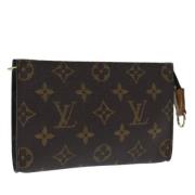 Pre-owned Canvas pouches Louis Vuitton Vintage , Brown , Dames