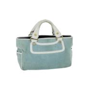 Pre-owned Suede celine-bags Celine Vintage , Blue , Dames