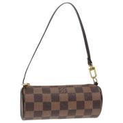 Pre-owned Canvas pouches Louis Vuitton Vintage , Brown , Dames