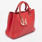 Pre-owned Leather handbags Carolina Herrera Pre-owned , Red , Dames