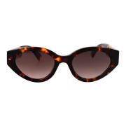 Stijlvolle zonnebril Mos160/S Moschino , Brown , Dames