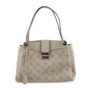 Pre-owned Leather handbags Louis Vuitton Vintage , Gray , Dames