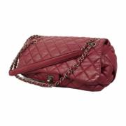 Pre-owned Leather chanel-bags Chanel Vintage , Red , Dames