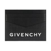 Kaarthouder van Micro 4G-leer Givenchy , Black , Heren