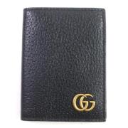 Pre-owned Leather wallets Gucci Vintage , Black , Heren