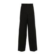 Pinstripe Broek Zwart Patrizia Pepe , Black , Dames