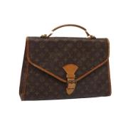 Pre-owned Canvas handbags Louis Vuitton Vintage , Brown , Dames