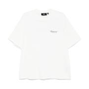 Oversize Katoenen Jersey Club Print T-shirt Represent , White , Heren