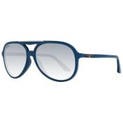 Blauwe Heren Gepolariseerde Aviator Zonnebril Longines , Blue , Heren