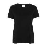 Zwarte T-shirts en Polos Allude , Black , Dames