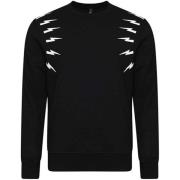 Zwarte Sweatshirt Pbjs333A G517S 524 Neil Barrett , Black , Heren