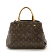 Pre-owned Canvas louis-vuitton-bags Louis Vuitton Vintage , Brown , Da...