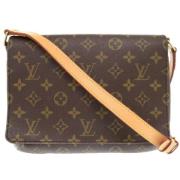 Pre-owned Canvas louis-vuitton-bags Louis Vuitton Vintage , Brown , Da...