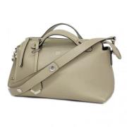 Pre-owned Leather fendi-bags Fendi Vintage , Beige , Dames