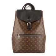 Pre-owned Canvas backpacks Louis Vuitton Vintage , Brown , Dames