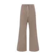 Wijde Pijp Jersey Broek Stof Moncler , Brown , Heren