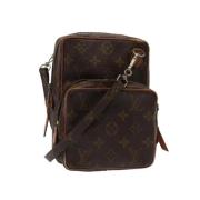 Pre-owned Canvas shoulder-bags Louis Vuitton Vintage , Brown , Dames