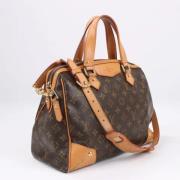 Pre-owned Leather handbags Louis Vuitton Vintage , Brown , Dames