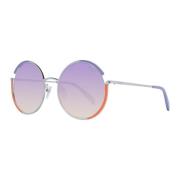 Multicolor Vrouwen Zonnebril Rond Spiegelend Verloop Emilio Pucci , Pu...