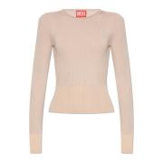 Sweater M-Sleshs Diesel , Pink , Dames