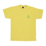 Driehoek Tee Cactus Bloem Korte Mouw HUF , Yellow , Heren