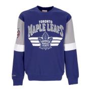 Toronto Maple Leafs Crewneck Sweatshirt Mitchell & Ness , Blue , Heren