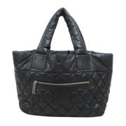 Pre-owned Canvas chanel-bags Chanel Vintage , Black , Dames