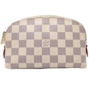 Pre-owned Canvas louis-vuitton-bags Louis Vuitton Vintage , White , Da...