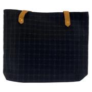 Pre-owned Canvas shoulder-bags Hermès Vintage , Blue , Dames