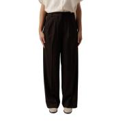 Marjorie broek in chocoladetaart Basic Apparel , Brown , Dames