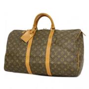 Pre-owned Fabric louis-vuitton-bags Louis Vuitton Vintage , Brown , Da...