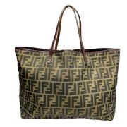 Pre-owned Canvas fendi-bags Fendi Vintage , Brown , Dames