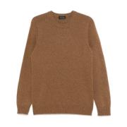 Bruine Sweaters voor Mannen Roberto Collina , Brown , Heren